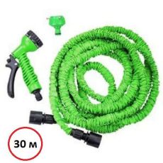 Шланг садовый складной растягивающийся для полива Magic Hose длина 30 метров