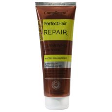 Шампунь для волос Compliment Perfect Hair Repair масло макадамии биогиалурон +11 аминокислот 250 ml