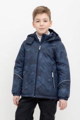 CROCKID Куртка ВК 36102/н/2 ГР (122-146) индиго, текстура камня