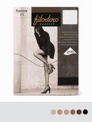 AURORA 15 Filodoro Колготки Glace (Коричневый);Playa (Бежевый);Abbronzante (Коричневый);Nero (Черный);Cognac (Бежевый)
