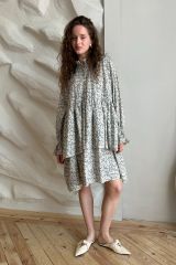 538965 RISE Платье Серо-голубой, белый