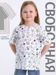 513299 Апрель Футболка черные собаки на белом