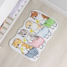 Коврик для дома Доляна «Котята», 40×60 см 9643325