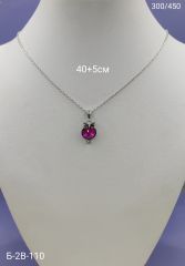 Цепь с подвеской Swarovski Xuping Длина цепи : 40+5см