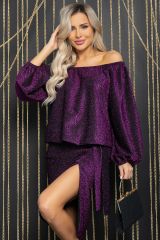 П12027 LT Collection Платье пурпурный