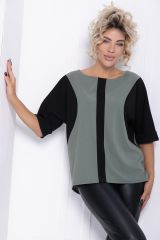 476679 LT Collection Блуза оливковый