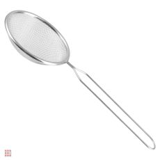 Сито с ободом и ручкой 8см, металл