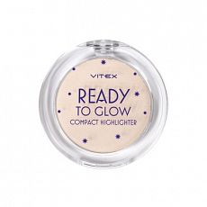 028637 Vitex READY TO GLOW. Компактный хайлайтер, тон 201 (Розовое сияние)
