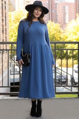 LT Collection Платье П14443-25М синий
