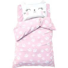 6480768 Постельное бельё 1.5-спальное «Этель» Pink cat, бязь