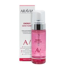 ARAVIA Пенка для умывания с муцином улитки и гинкго билоба Energy Skin Foam, 150 мл