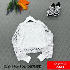 Двойка кофта сетка и майка