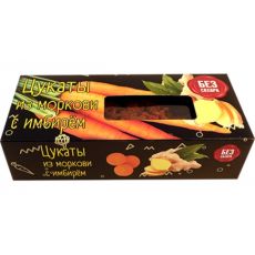 Цукаты Морковь с имбирем без сахара 200гАрт.: 6010