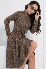 П13017-14М Платье LADY TAIGA Коричневое