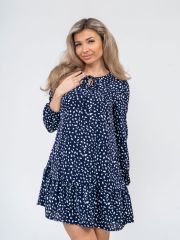 НФ-00138830 Текс-плюс Платье Синий,белый