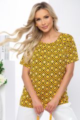 Б5397 LT Collection Блуза горчица