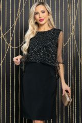 П11831 LT Collection Платье чёрный