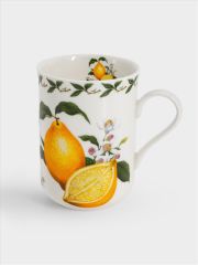 Кружка, 300 мл, фарфор F, белая, Лимон, Orchard Fruits