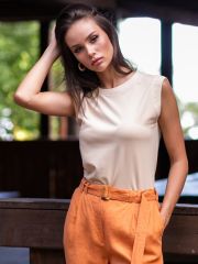 502608 Stilla Футболка абрикосовый