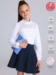 543098 Апрель Водолазка белый