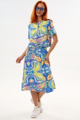 546692 Lika Dress Костюм Синий/Голубой