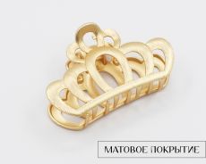 Заколка с матовым покрытием
