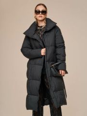 83073z черный Пуховик женский HOOPS