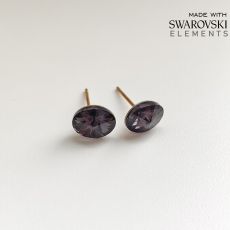 Серьги с кристаллами Swarovski