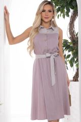 П10491 LT Collection Платье розово-бежевый
