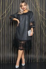 П12001 LT Collection Платье чёрный