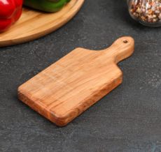 Доска для подачи канапе, прямоугольная, массив бук, 15×7×1,6 см 5115527