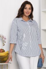 543031 LT Collection Рубашка Белый/синий