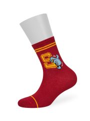 Omsa Носки OMSA kids Calzino 21S02 с буквами на резинке Rosso (Красный)