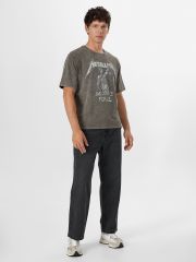 550930 MARK FORMELLE Футболка ACID WASH т.оливковый +печать