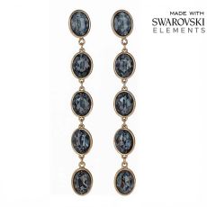 Серьги с кристаллами Swarovski