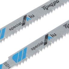 Пилки для лобзиков ТУНДРА, по металлу, HSS, 50/75×3 мм, 2 шт
