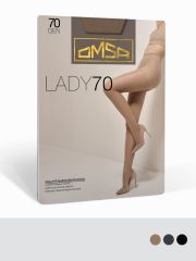 Omsa Колготки LADY 70 Daino (Бежевый);Nero (Черный);Fumo (Серый)
