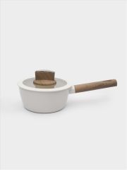 Ковш, 16 см, 1,2 л, с крышкой, с покрытием, алюминий, молочный, Palisander