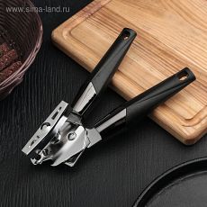 4593540 Нож консервный «Хром», 21×7,5 см, цвет чёрный