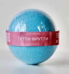 [NOKAMI] Бомбочка для ванн ТУТТИ ФРУТТИ шипящая, 120 гр