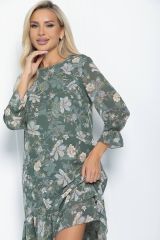 П11280 Платье LADY TAIGA Оливковое