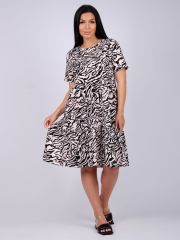 525819 Malina Платье чёрный/бежевый
