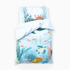 10385189 Постельное бельё 1.5-спальное «Этель» Under the sea, бязь