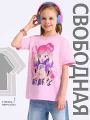 528853 Апрель Футболка светло-розовый