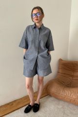 530025 RISE Костюм Серо-голубой, белый
