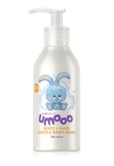 Нежный детский гель для очищения кожи и волос Umooo 0+