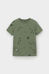 503257 CROCKID Фуфайка папоротник, следы динозавра