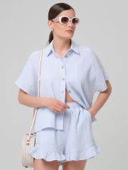496780 Stilla Блузка небесно-голубой