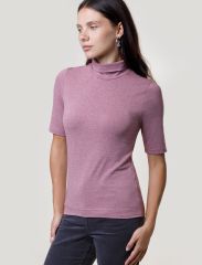 551433 VILATTE Футболка темно-розовый меланж