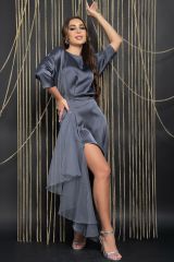 П11718 LT Collection Платье серый